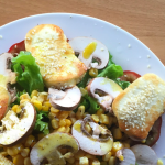 Healthy Halloumi Salad